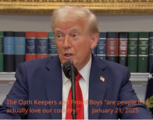 Trump says we love the USA